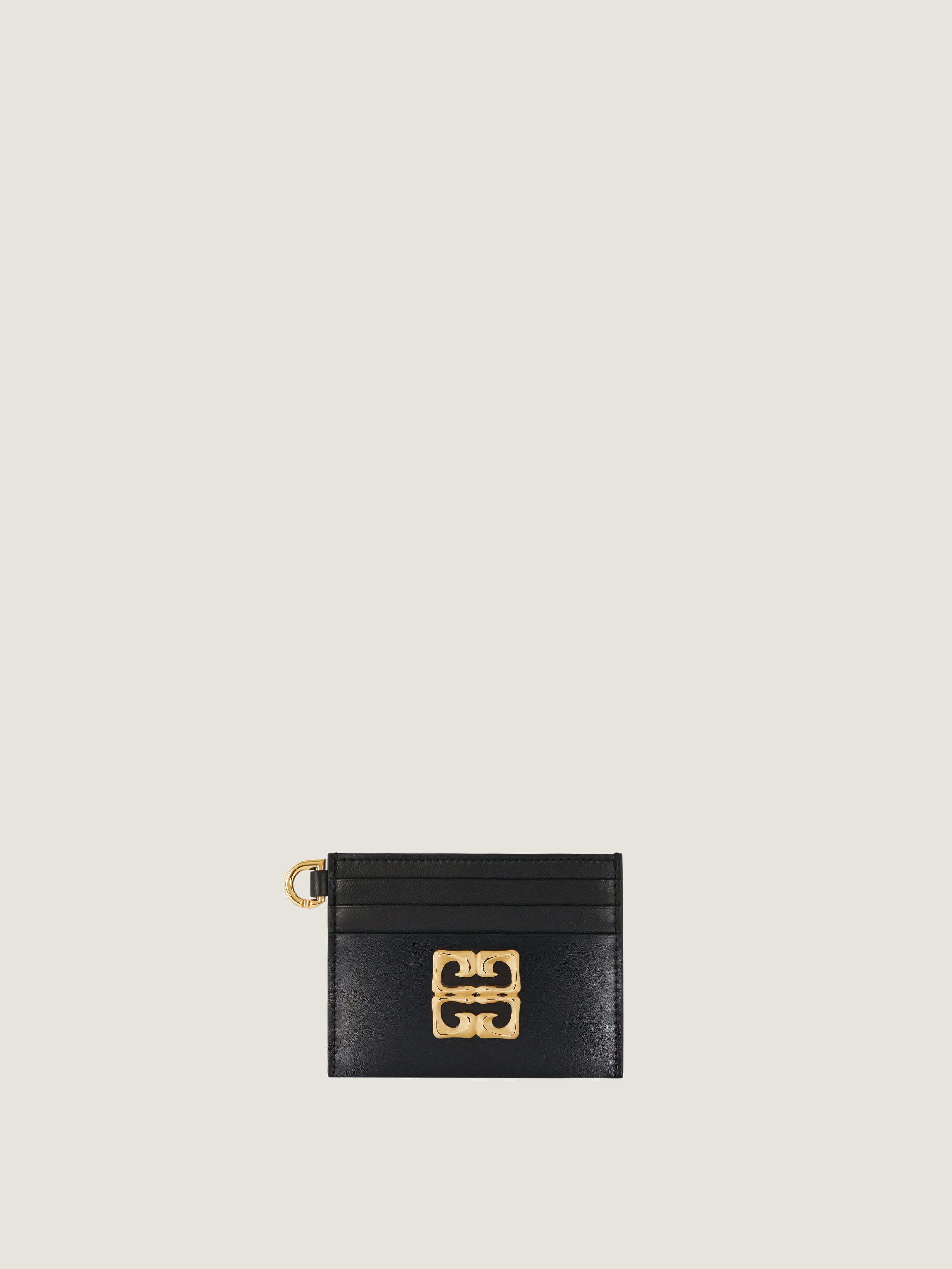 4G Liquid card holder in Box leather